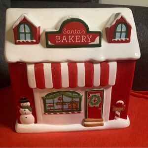 Cheryl’s Collector's Edition Santa's Bakery Cookie Jar Excellent Condition